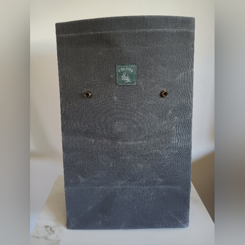 CANVAS REUSABLE LUNCH BAG- Distress Gray